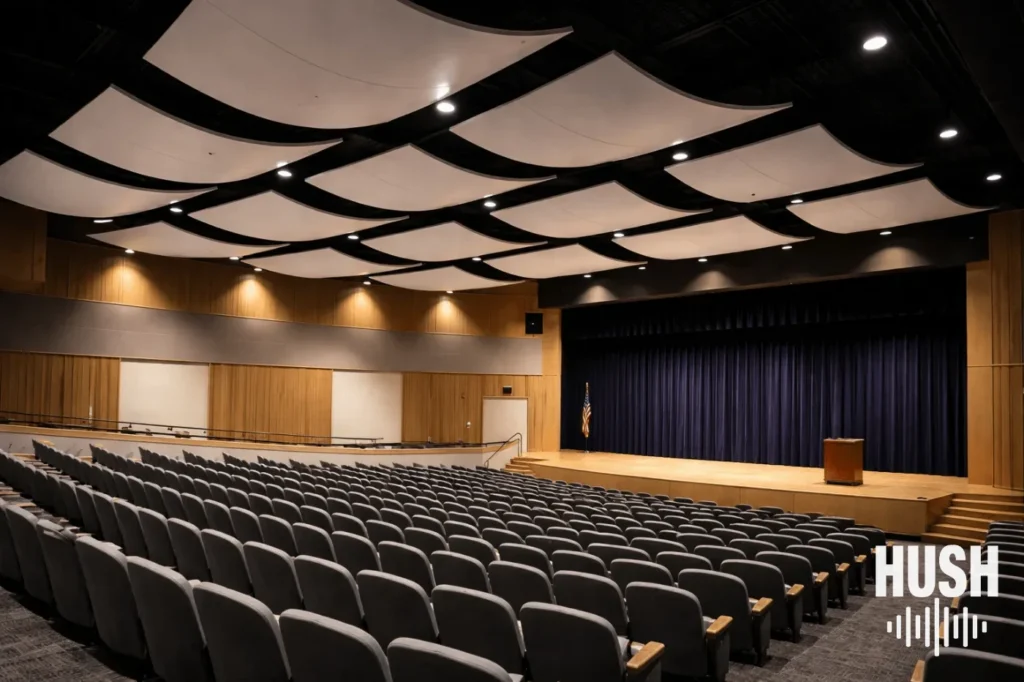 Auditorium Soundproofing by Hush Soundproofing in New York City