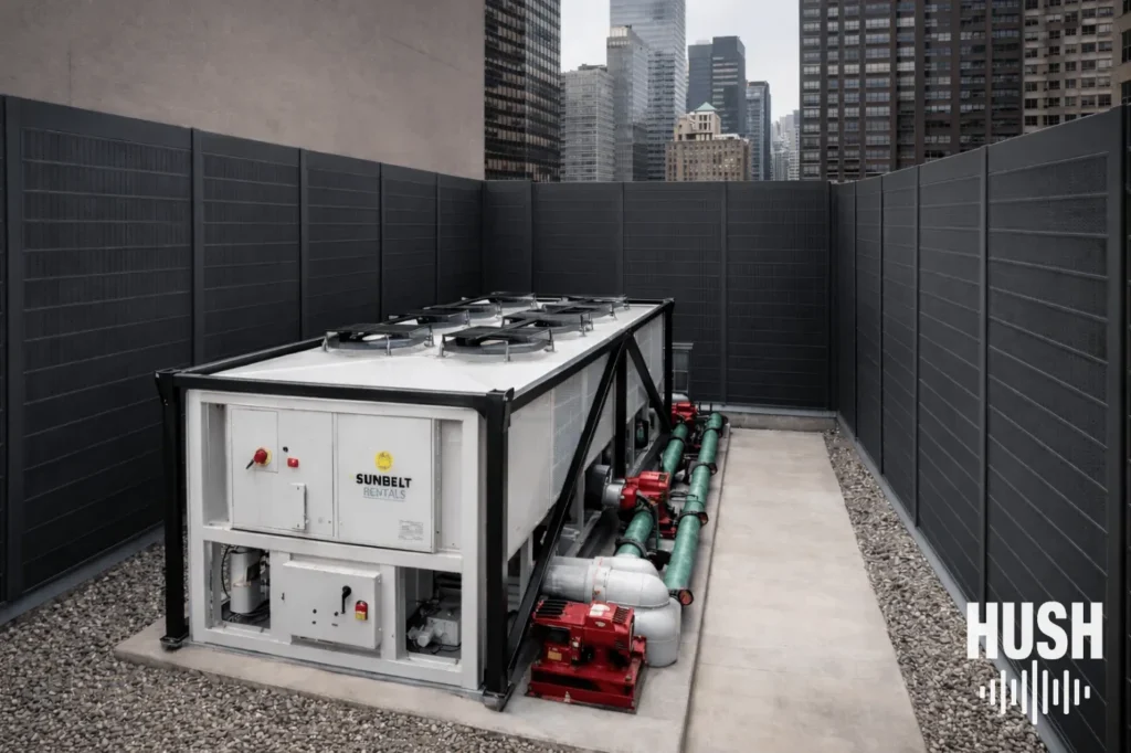 Chiller Soundproofing by Hush Soundproofing in New York City