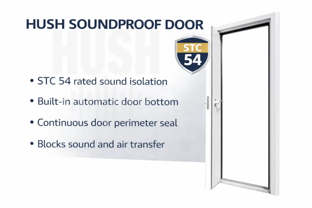 Soundproof door – Door Soundproofing by Hush Soundproofing