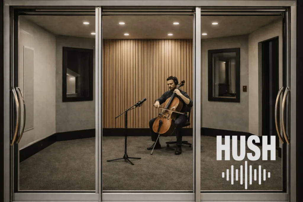 Soundproof glass doors studio – Soundproof Sliding Glass Doors by Hush Soundproofing