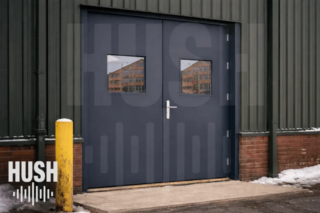 Metal double door soundproof – Soundproof Metal Doors by Hush Soundproofing