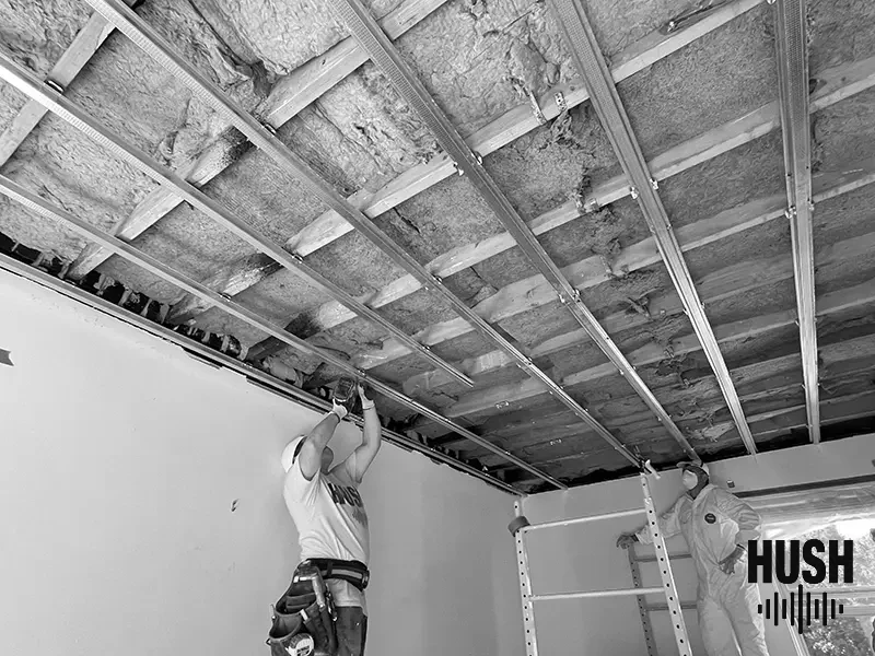 Soundproof ceiling – Soundproofing NYC by Hush Soundproofing