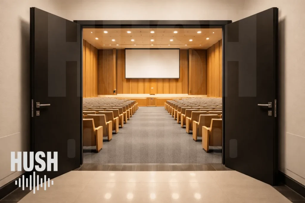 Soundproof metal double door – Soundproof Metal Doors by Hush Soundproofing