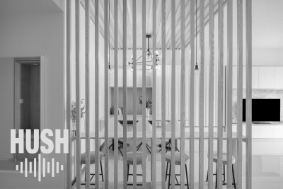 New York Acoustic Diffuser Slatted Wood